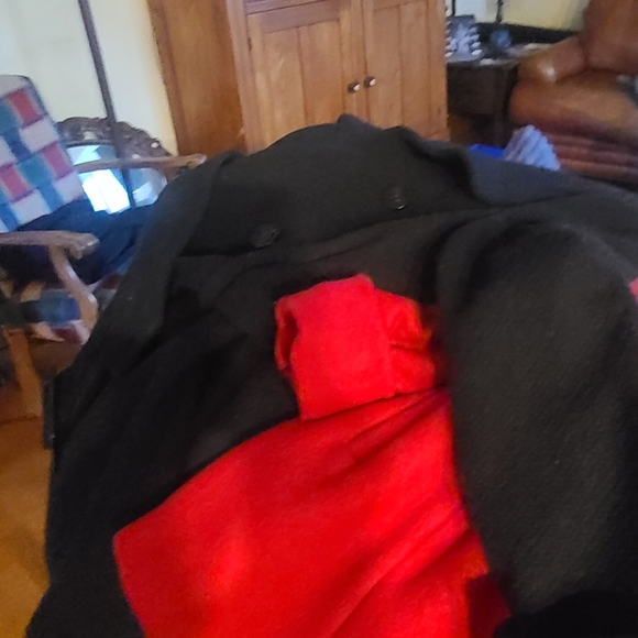 Sz M 3/4 Wool double breast coat - Picture 7 of 8